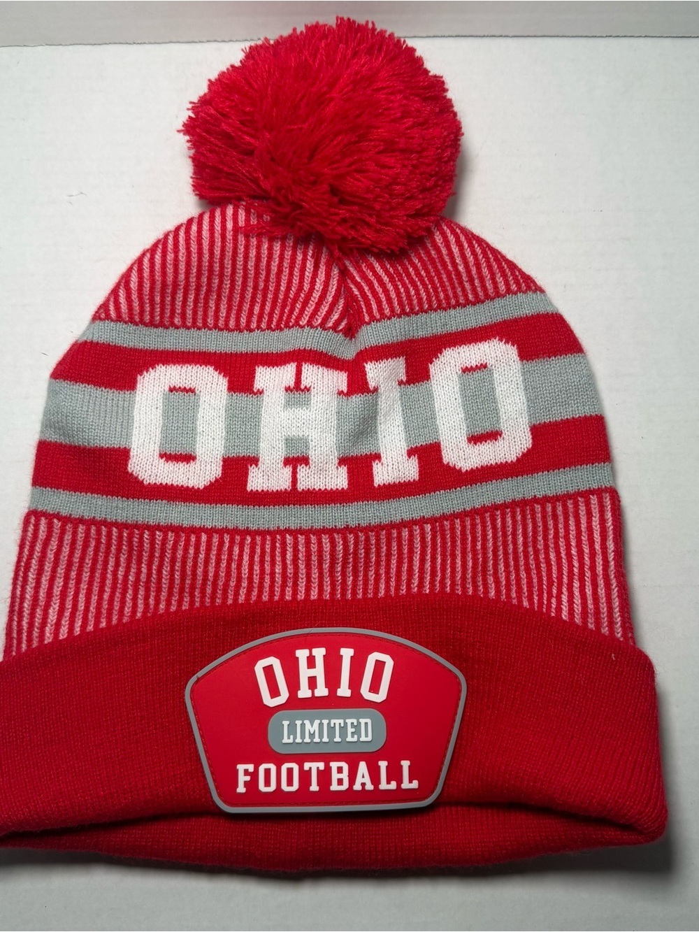 NCAA OSU Ohio State Buckeyes Beanie Winter Hat Toboggan